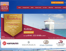 Tablet Screenshot of kmtravel.co.uk