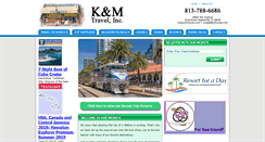 Desktop Screenshot of kmtravel.com